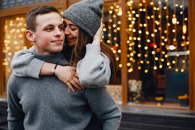 Couple near windows