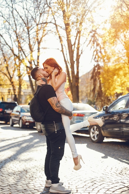 couple in a park