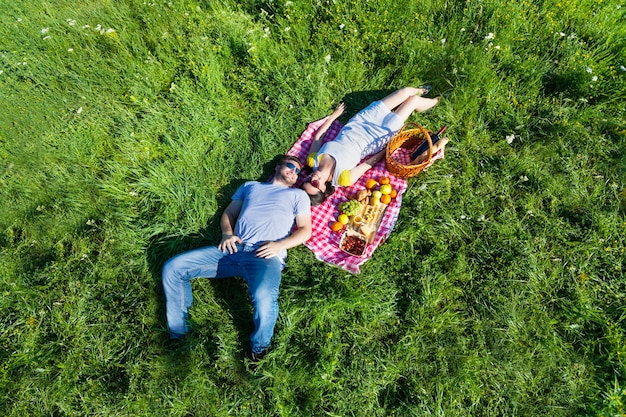 Couple on the picnic