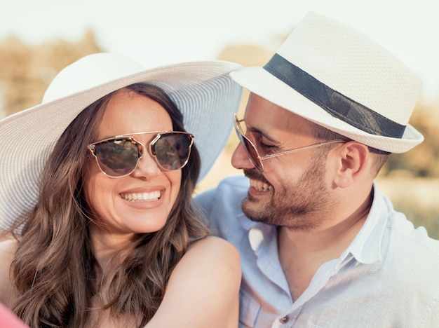 Couple on picnic