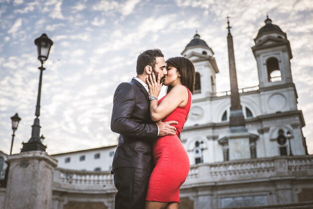 Couple in Rome