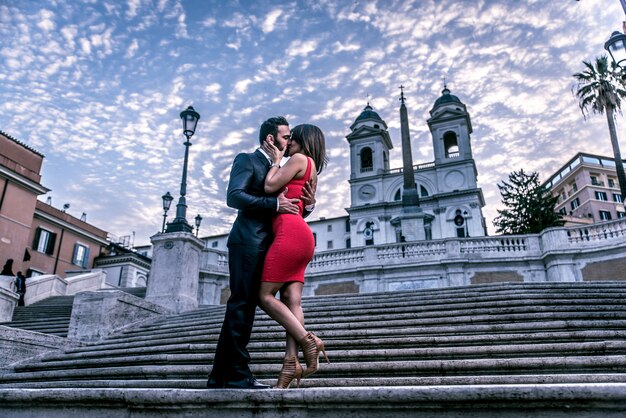 Couple in Rome