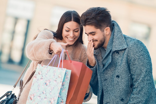 Couple in shopping