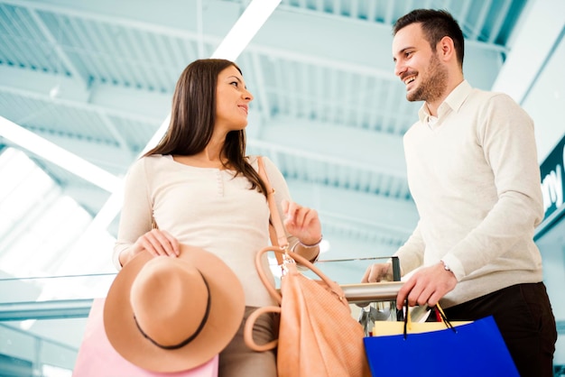 Couple in shopping