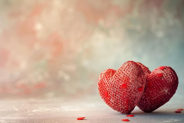 A couple of strawberries sitting on top of a table