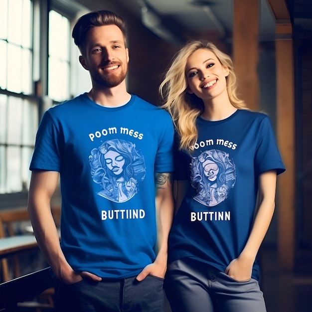 Photo couple t shirt design