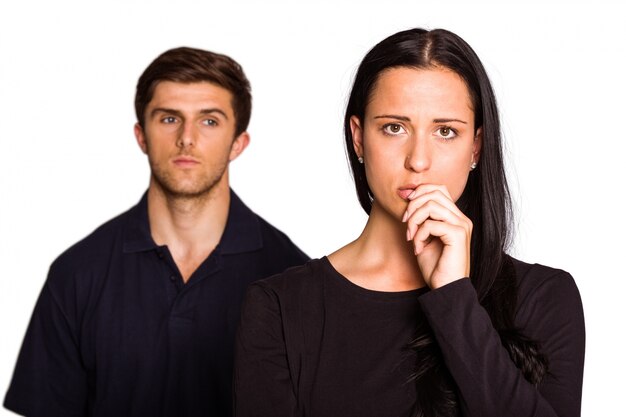 Couple not talking after argument