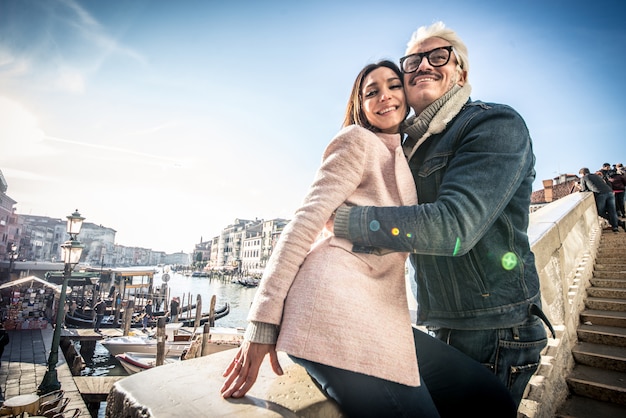 Couple in Venice