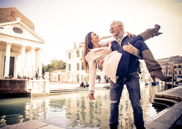 Couple in Venice