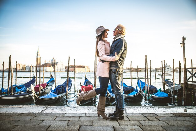 Couple in Venice