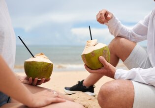 Coconut drink photos