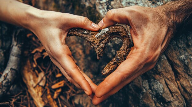 Couples Hands Forming Heart