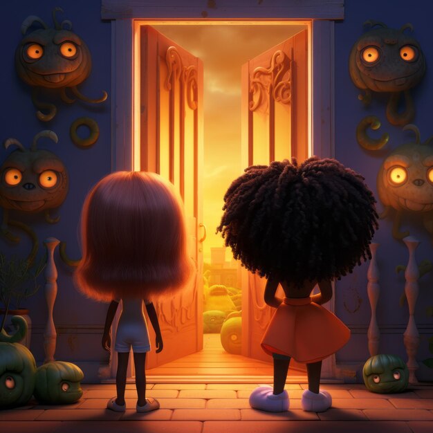 The Courageous Adventure of Two Little Black Girls in the Haunted Fruit House