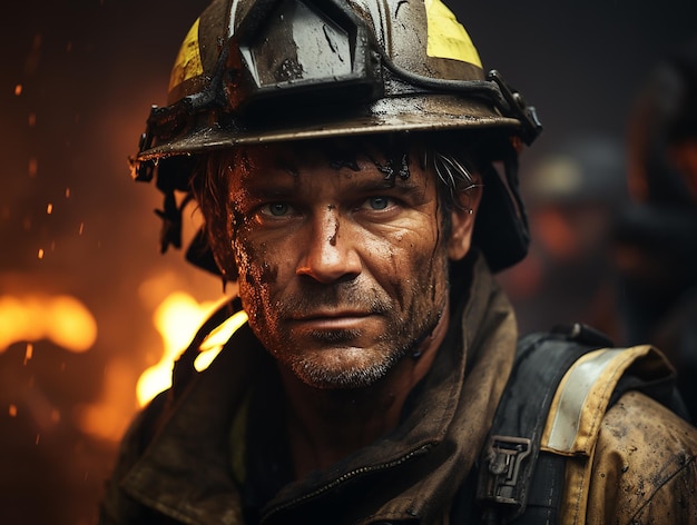 勇敢 な 消防士 の 肖像