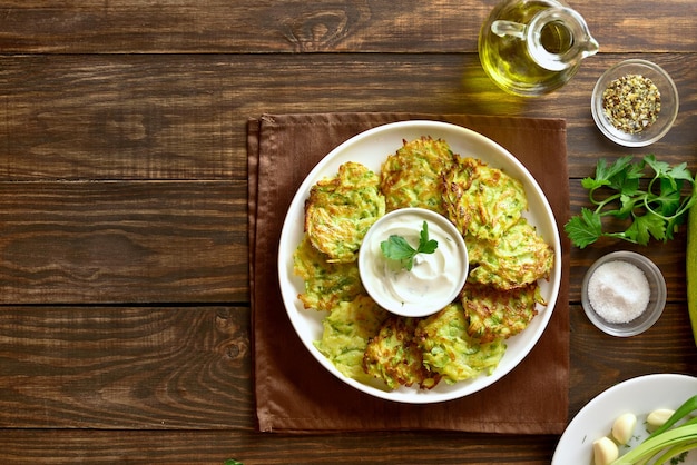 Courgette beignets