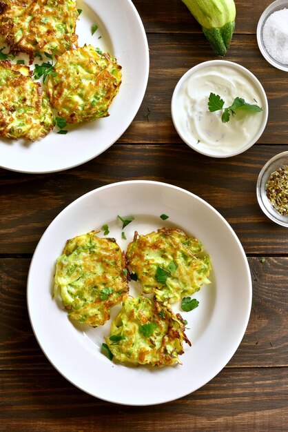 Courgette beignets