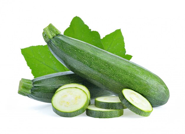 Courgette geïsoleerd