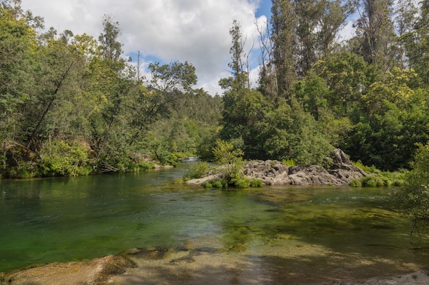 Corso del fiume oitaven in galizia