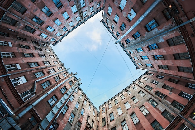 Court yard-well in Saint-Petersburg