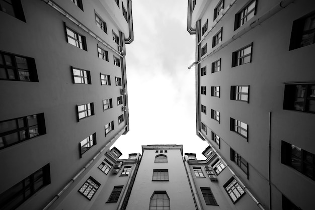 Courtyard or court yard well in Saint-Petersburg