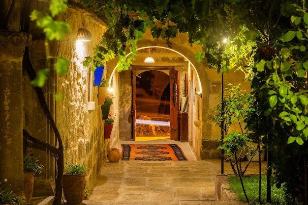 Courtyard in a hotel