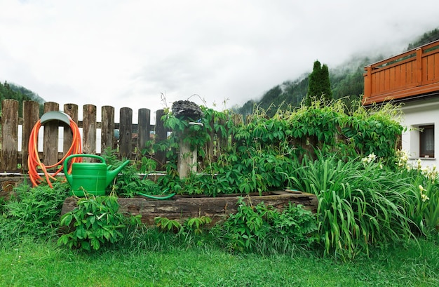 Courtyard in the Italian countryside