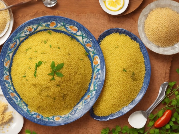 Photo cous cous most famous dish in brazil