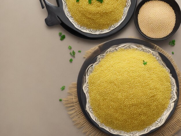 Photo cous cous most famous dish in brazil