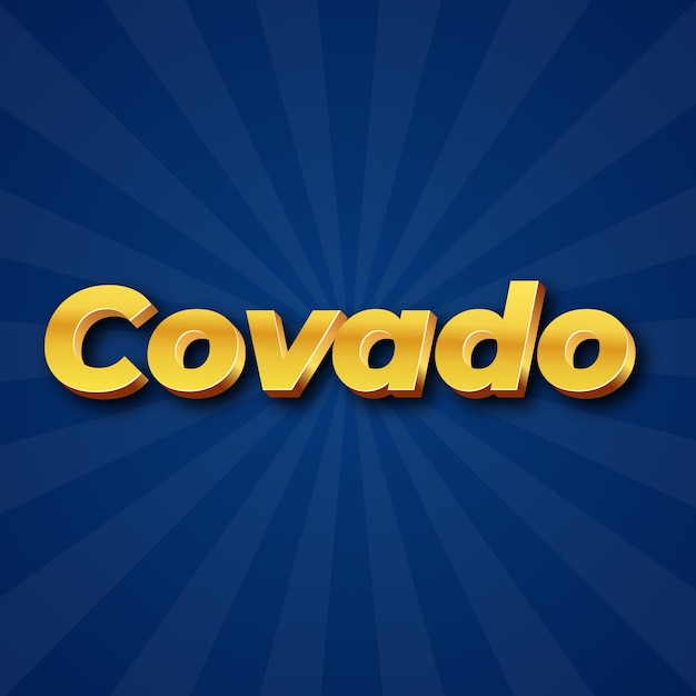 Covado text effect gold jpg attractive background card photo