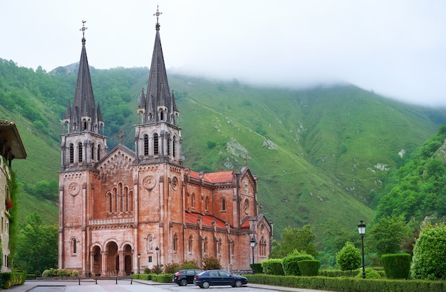 Covadonga Catholic sanctuary Basilica Asturias