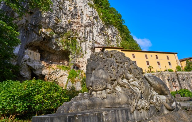 Covadonga Santa Cave Catholic sanctuary in Asturias