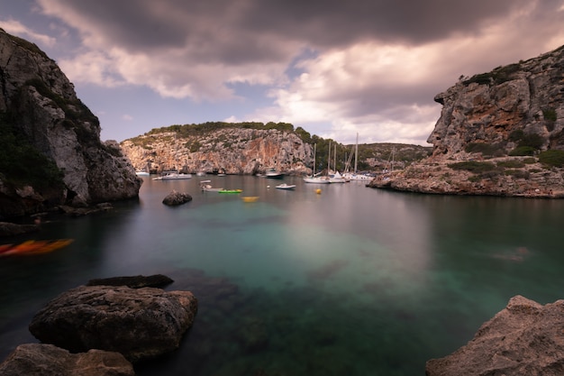 Cove in Menorca Island, Spain.