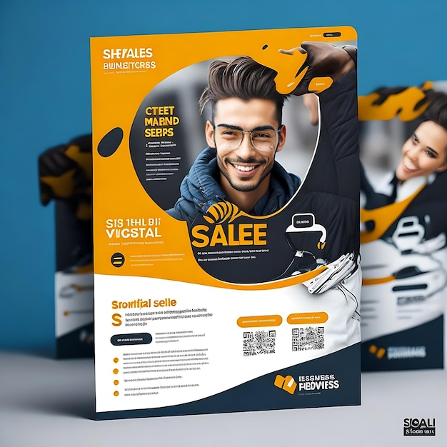 Photo cover design template corporate business annual report brochure poster company profile catalog magaz