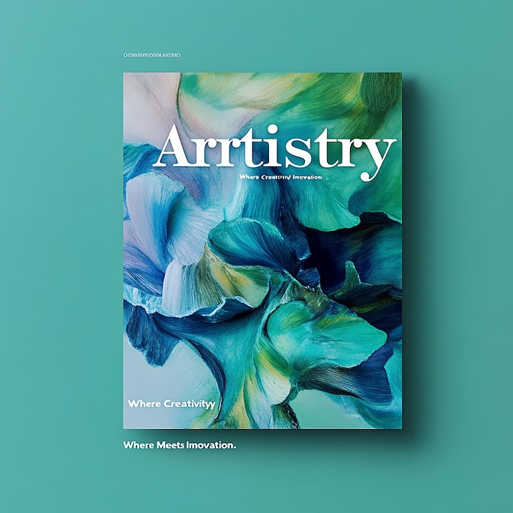 Foto cover van een tijdschrift voor minimalistische kunst