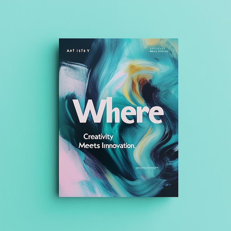 Foto cover van een tijdschrift voor minimalistische kunst