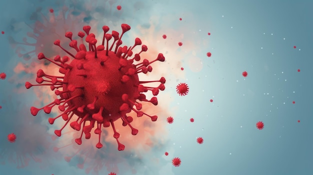 Covid 19 Corona virus on isolated background