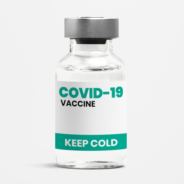 Стеклянная бутылка для инъекций вакцины covid-19 с условиями хранения