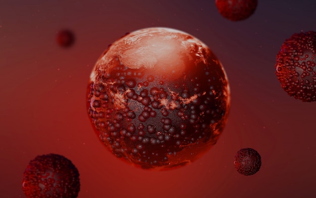 Covid-19 virus background