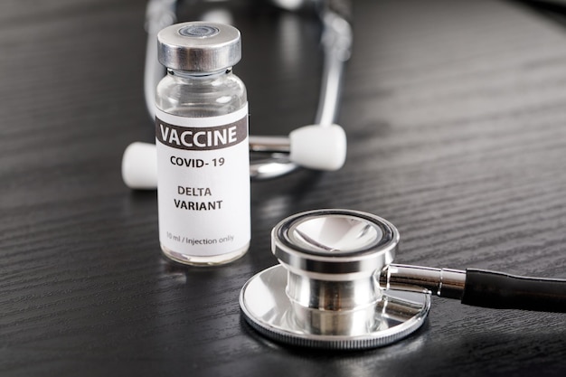 Covid delta-variant vaccin in handvaccinatie tegen coronavirus