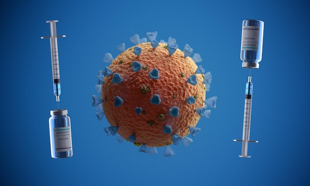 Covid19 structure with vaccine