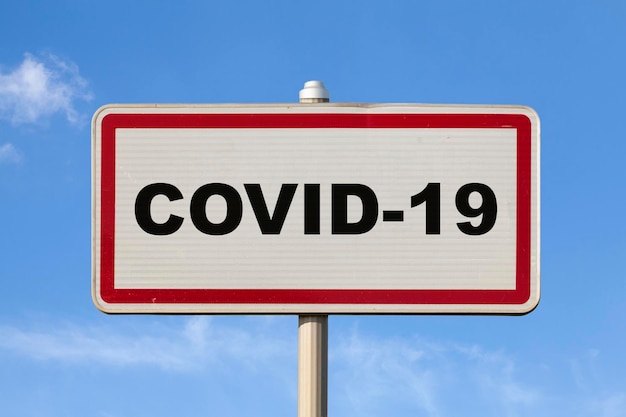 COVID19 Voer stadsbord in