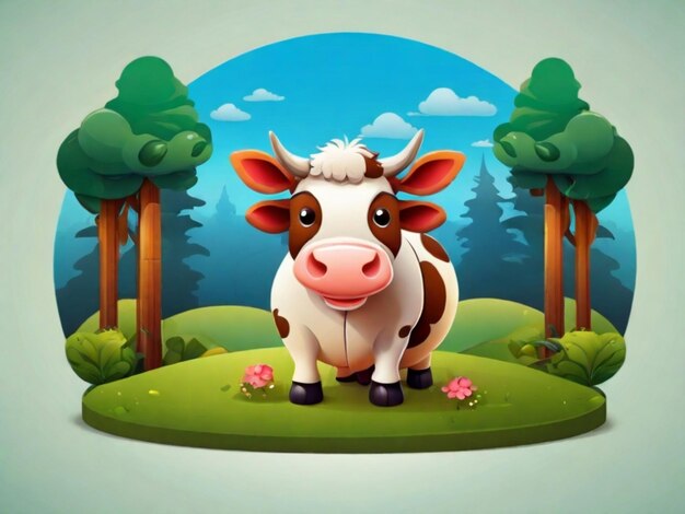 Photo cow cartoon