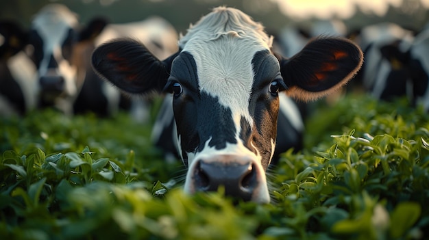 Photo cow in the farm