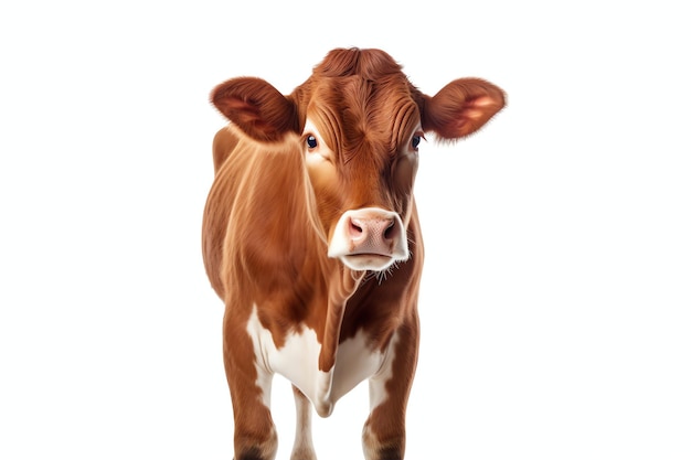 cow isolated on white background