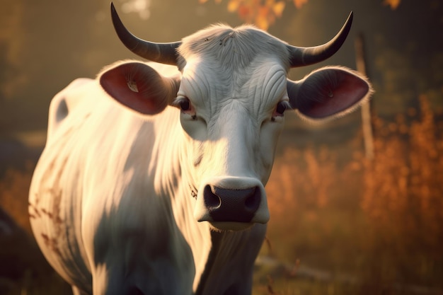 Cow's udder being milked by a farmer in a dairy farm