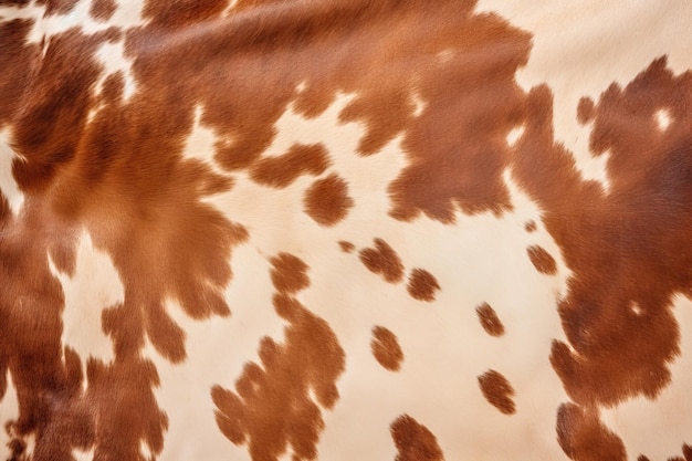 Фото Текстура кожи коровы вблизи плоского фона