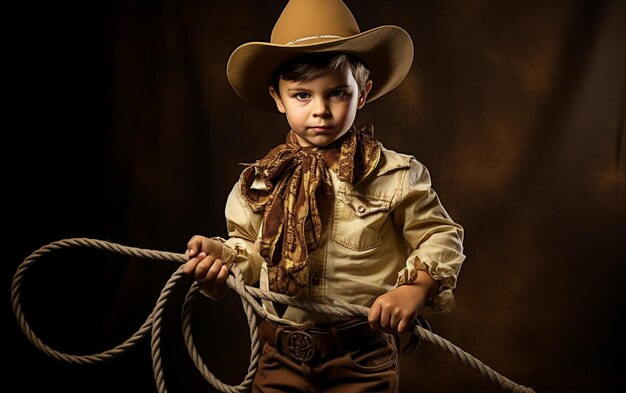 Cowboy Attire Adventure Pose