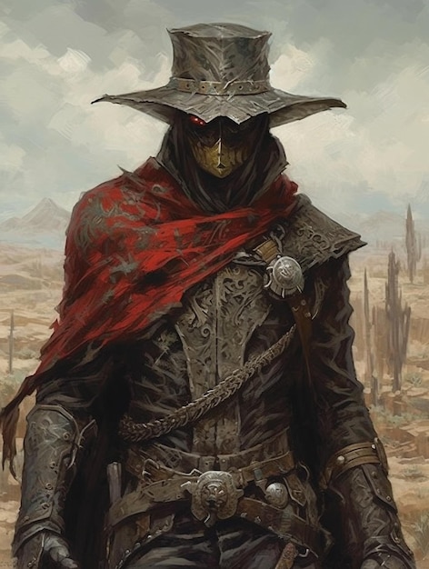 cowboy in fantasy style