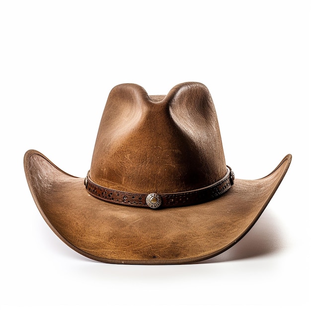 Photo cowboy hat on isolated white background