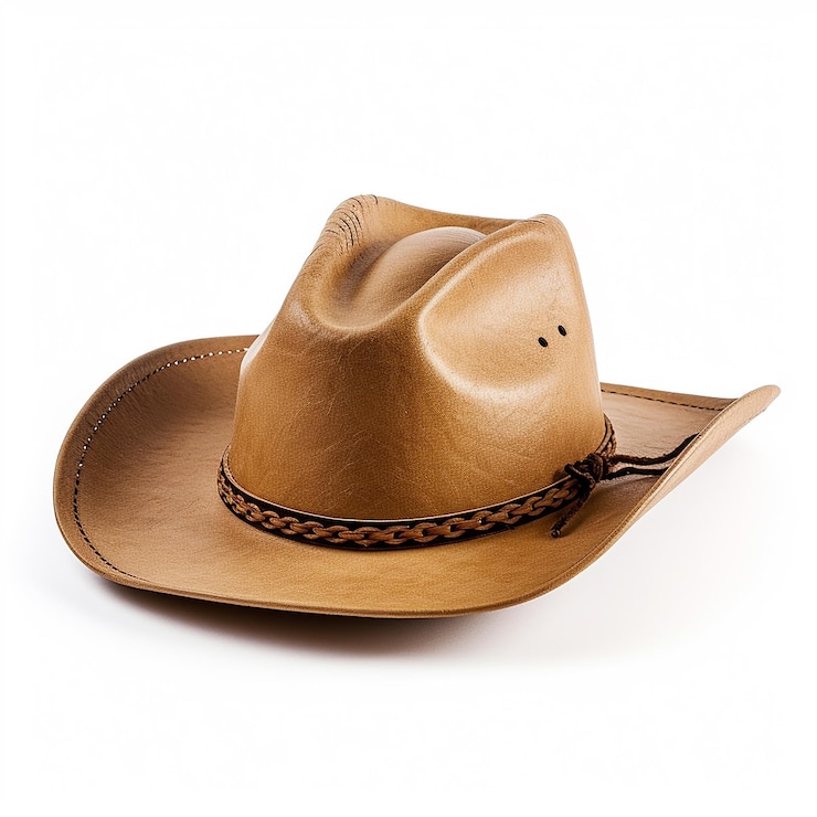 Photo cowboy hat on isolated white background